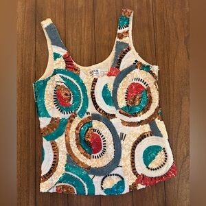 Black Tie sequin and beaded top